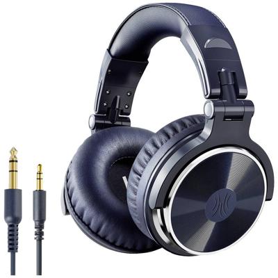 OneOdio Pro-10 Over Ear koptelefoon Kabel Stereo Blauw High-Resolution Audio Vouwbaar, Zwenkbare oorschelpen DJ