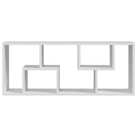 Wandschap 36x16x90 cm spaanplaat wit - thumbnail