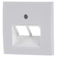 Centraalplaat UAE doos 2 x RJ45 Berker S1 polar wit mat 14091909