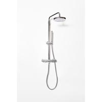 Opbouw Regendoucheset Luca Sanitair Bongio Thermostatisch Ronde Hoofddouche 20 cm Chroom Luca Sanitair - thumbnail
