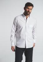 Eterna Heren Overhemd Wit Borstzakje Button Down Oxford Regular Fit - thumbnail