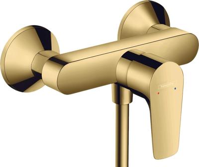 Hansgrohe Talis E ééngreeps douchemengkraan opbouw, Polished Gold Optic