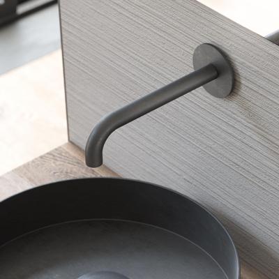 Wastafelkraan Uitloop Hotbath Cobber Rond 15 cm Verouderd IJzer
