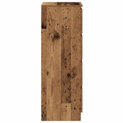Dressoir 37,5x35x99 cm spaanplaat oud hout