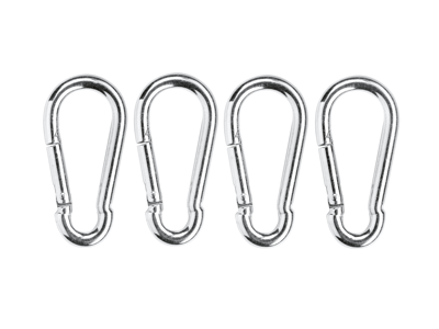 PARKSIDE RVS karabijn- of beugelhaken (4 karabijnhaken)