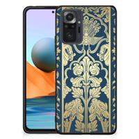 Xiaomi Redmi Note 10 Pro Bloemen Hoesje Beige Flowers - thumbnail