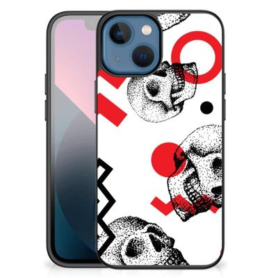 Telefoonhoesje Apple iPhone 13 mini Skull Red