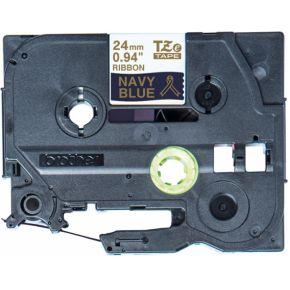 Labeltape brother ptouch tzern54 24mm marineblauw