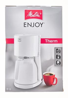 MELITTA 1017-05 Koffiemachinefilter met Enjoy II thermisch geïsoleerde kan - Wit - thumbnail