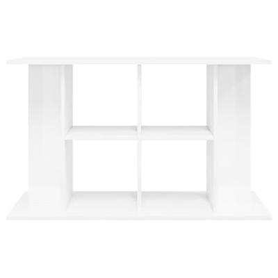 VidaXL Aquariumstandaard 100x40x60 cm bewerkt hout hoogglans wit - thumbnail