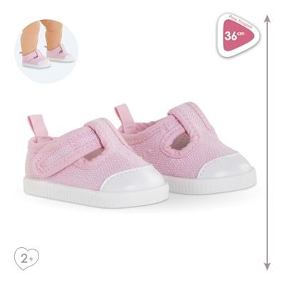 Corolle mon grand poupon - poppensneakers roze, 36cm