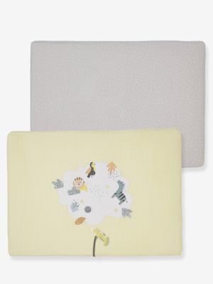 Set van 2 hoezen voor boxkleden Color jungle jungle en sterren Set van 2 hoezen voor boxkleden Color jungle jungle en sterren