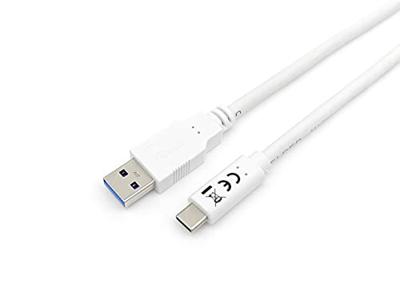 Equip USB-kabel 3.2 A -> C 1 m wit