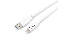 Equip USB-kabel 3.2 A -> C 1 m wit - thumbnail