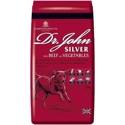DR JOHN Silver Beef - droog hondenvoer - 15kg