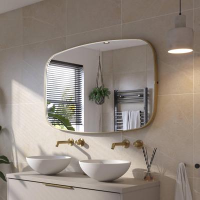 Ben Sandro Spiegel 120x4x80 cm Geborsteld Mat Goud