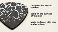 Ibanez PPA14HSGBK Grip Wizard Series Sand Grip plectrumset 6-pack teardrop zwart heavy - thumbnail