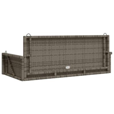 Schommelbank 119x56x48 cm poly rattan grijs Schommelbank 119x56x48 cm poly rattan grijs