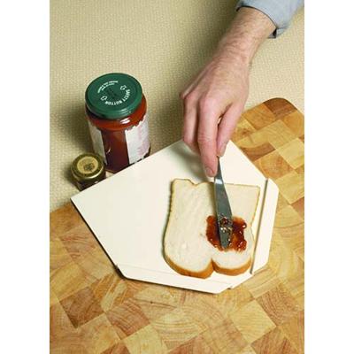 Smeerplank | Éénhandig gebruik | Met antislipvoetjes | 22 x 22 cm | PR60003
