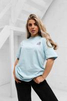 Floral T-shirt Heren Lichtblauw - thumbnail