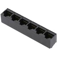 encitech RJJU-88-642-E1V-004 RJ45-connector 3251-0008-16 Bus, inbouw verticaal Aantal polen (sensoren) 8P8C Zwart 1 stuk(s) - thumbnail