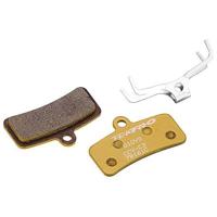 Tektro schijfremblokset q10ys hydraulisch keramisch goud - thumbnail