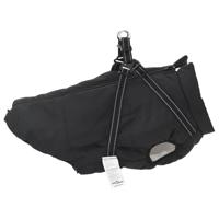 vidaXL Hondenjas met harnas waterdicht reflecterend zwart L68, winterjas voor honden, hondenjas en harnas, puppyjas met harnas, hondenjas met harnas - thumbnail
