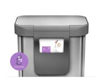 Simplehuman Afvalemmer Liner Pocket 55 liter (zilver) - thumbnail