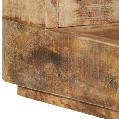 Salontafel 45x45x40 cm massief mangohout - thumbnail