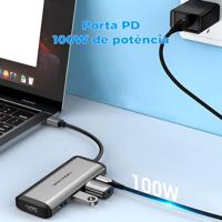 USB-HUB Vention CNBHB Grijs - thumbnail