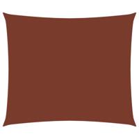 Zonnescherm rechthoekig 3,5x5 m oxford stof terracottakleurig - thumbnail