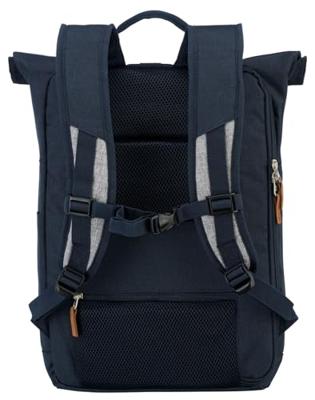 Basics Rollup Backpack Navy/Grey