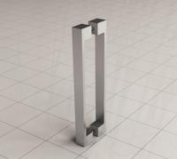 Wiesbaden type 6 deurgreep 22,5 cm chroom - thumbnail