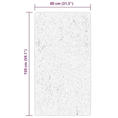 Vloerkleed binnen en buiten vintage stijl 80x150 cm meerkleurig Vloerkleed binnen en buiten vintage stijl 80x150 cm meerkleurig