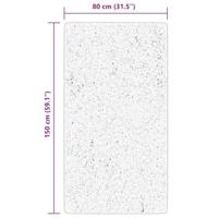 Vloerkleed binnen en buiten vintage stijl 80x150 cm meerkleurig - thumbnail