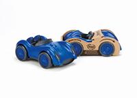 Green Toys raceauto blauw - thumbnail