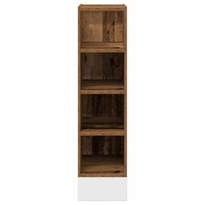 Onderkast 20x44,5x81,5 cm bewerkt hout oud houtkleurig