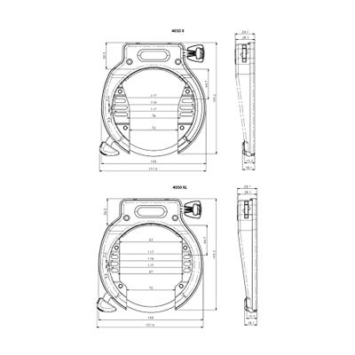 Abus amparo 2.0 4650xl zwart art2 slot - thumbnail