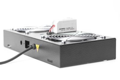 Digitus DN-19 FAN-2-WM-T-SW 19 inch 2 x Ventilator voor patchkast Zwart