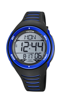 Horlogeband Calypso K5807-4 Kunststof/Plastic Zwart