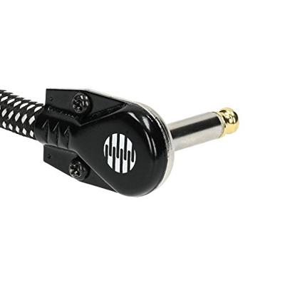 Klotz VINPAN0015 Vintage patchkabels 0.15 m zwart/wit haaks (set van 3)