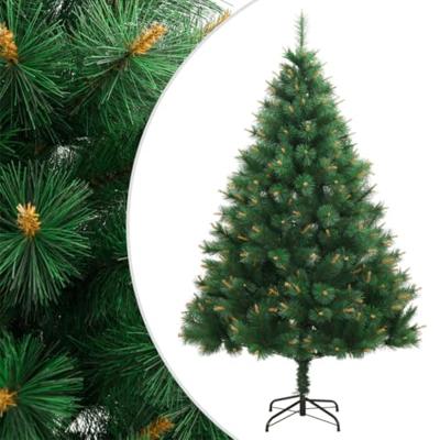 Kunstkerstboom met scharnieren en standaard 210 cm