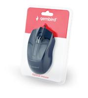 Gembird MUS-3B-01 muis Ambidextrous USB Type-A Optisch 1000 DPI - thumbnail