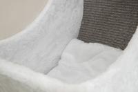 TRIXIE KATTEN KLIMSET VOOR AAN DE MUUR 4 KLIMPLEKKEN WIT / GRIJS 78X30X30 CM - thumbnail