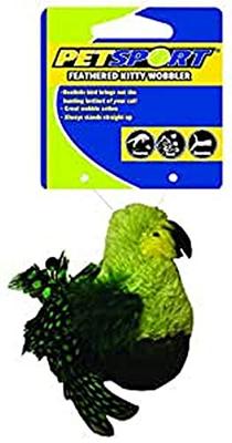 Feathered Kitty Wobbler groen Feathered Kitty Wobbler groen