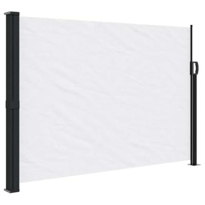 VidaXL Windscherm uittrekbaar 140x600 cm wit