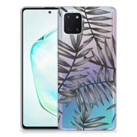 Samsung Galaxy Note 10 Lite | TPU Case | Leaves Grey - thumbnail