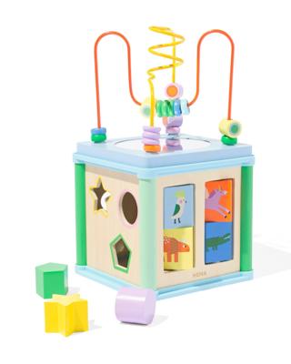 HEMA Activiteitenkubus hout