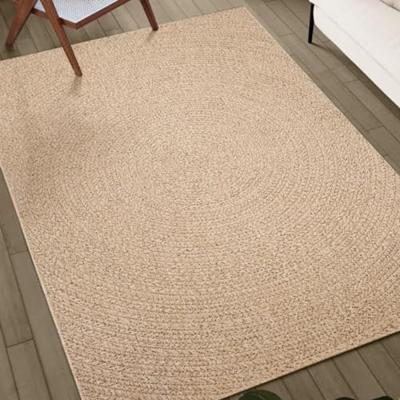 VidaXL Vloerkleed zizur binnen en buiten 60x110 cm jute look