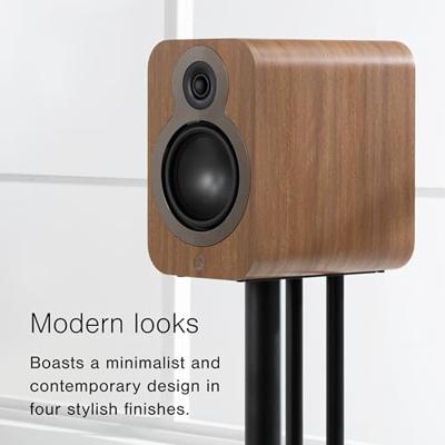 Q Acoustics: 3030c Boekenplank Speakers - 2 Stuks - Claro rosewood